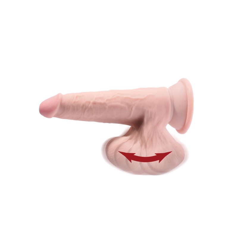 3D Cock Swinging Balls 8 Inch